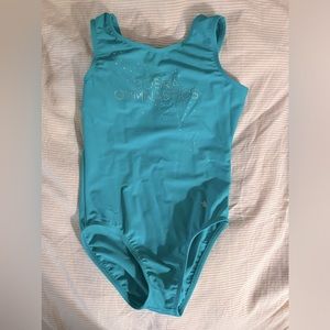 Gymnastics Teal/ Aqua Leotard Children’s Medium
